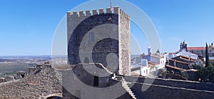 Monsaraz, an historic Village on the right margin of the Guadiana River in the Alentejo region of Portugal, near the border